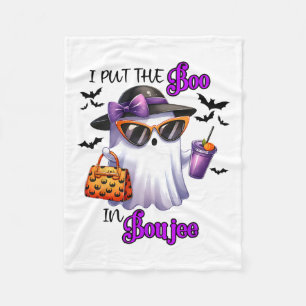 Jag la boon i Boujee Cute Ghost Halloween Spook Fleecefilt