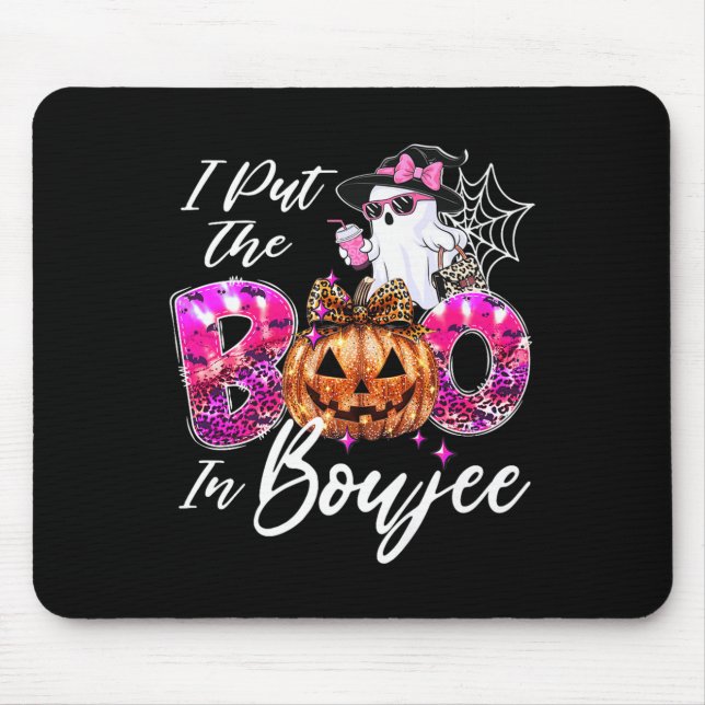 Jag la boon i Boujee Cute Leopard Boujie Ghost Musmatta (Framsidan)
