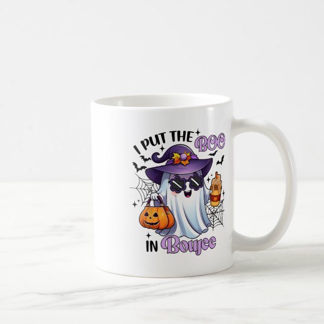 Jag la boon i Boujee Funny Halloween-utbyggnadskas Kaffemugg (Höger)