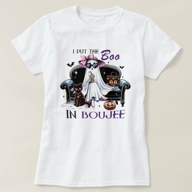 Jag la boon i Boujee Halloween Womans T-shirt (Design framsida)