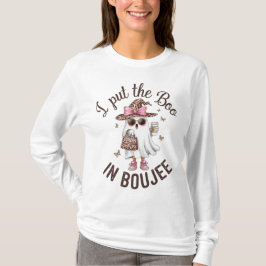 Jag la boon i boujee, söta halloween-spöket t shirt