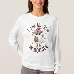 Jag la boon i boujee, söta halloween-spöket t shirt