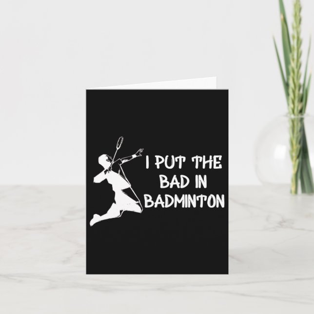 Jag la det onda i Badminton 1 Kort (Framsida)