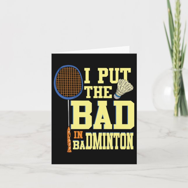 Jag la det onda i Badminton 2 Kort (Framsida)