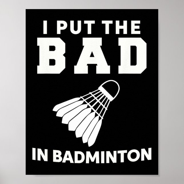 Jag la det onda i Badminton 3 Poster (Framsidan)