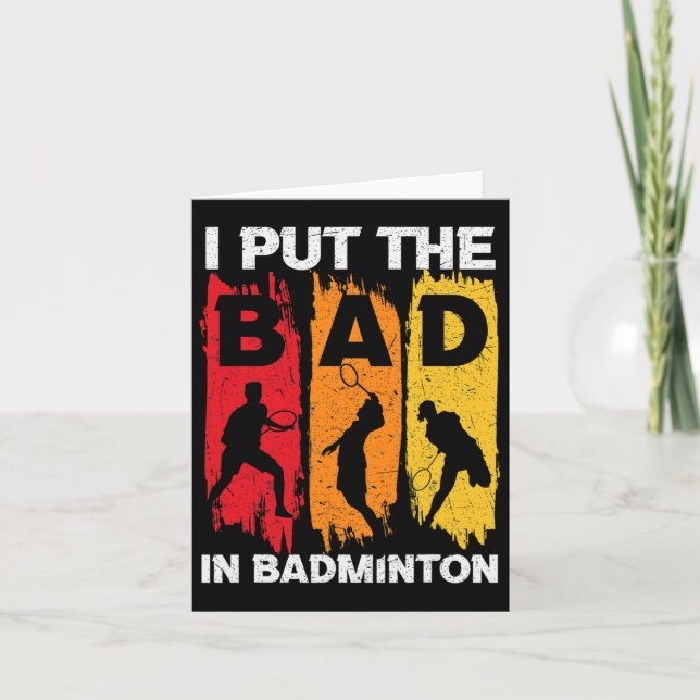 Jag la det onda i Badminton 5 Kort (Framsida)