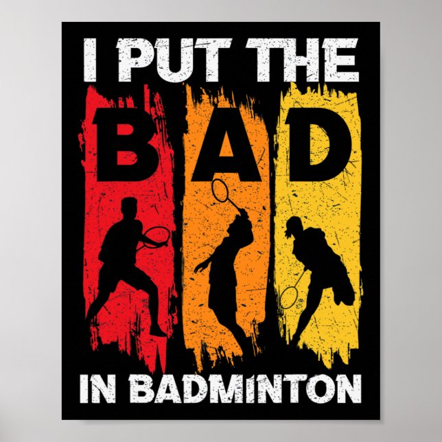 Jag la det onda i Badminton 5 Poster (Framsidan)