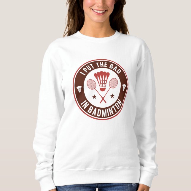 Jag la det onda i Badminton T Shirt (Framsida)