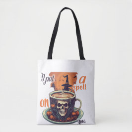 Jag la en stavning på dig Halloween Tote Tygkasse