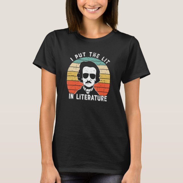 Jag la in    litteraturEdgar Allan Poe T Shirt (Framsida)