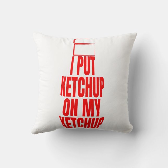 Jag la ketchup på min ketchup kudde (Baksida)