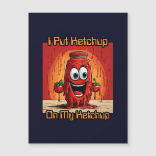 Jag la Ketchup på min Ketchup, lustig, tecknad