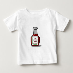 Jag la ketchup på min ketchup tröja