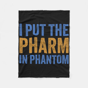 Jag la Pharm i Phantom Funny Halloween Rx 1 Fleecefilt