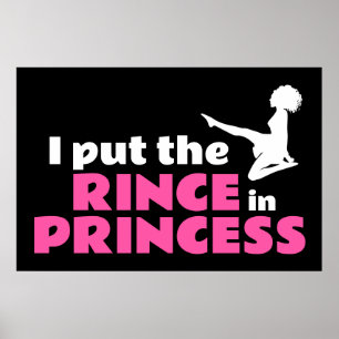 Jag la regnet i prinsessan Irish Dance Poster