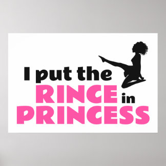 Jag la regnet i prinsessan Irish Dance Poster