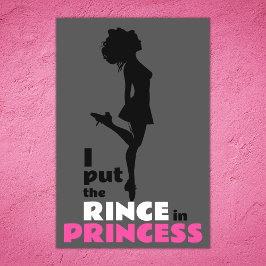 Jag la regnet i prinsessan Irish Dance Poster
