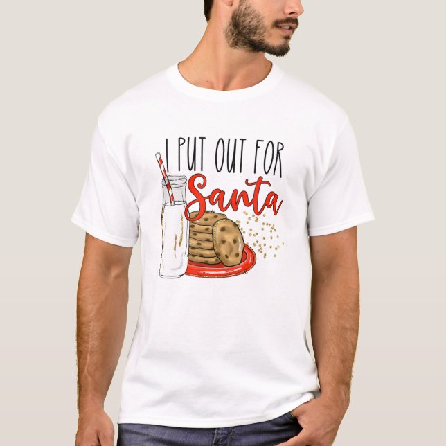 Jag la ut för Santa Funny T Shirt (Framsida)