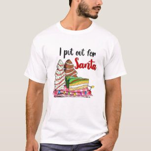 Jag la ut för Santa Julgran Cake Snack Julafton T Shirt