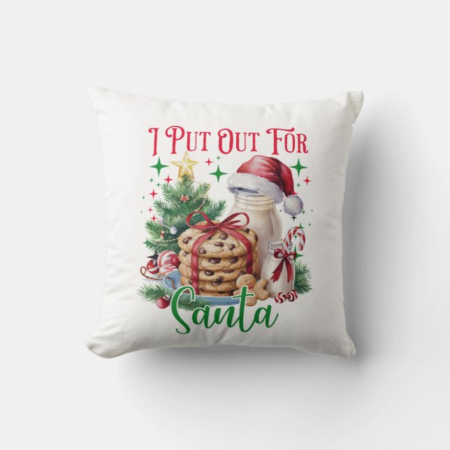 Jag la ut för tomten kudde (Framsida)