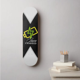 Jag laddad - Positive Electric Vibes Skate Board