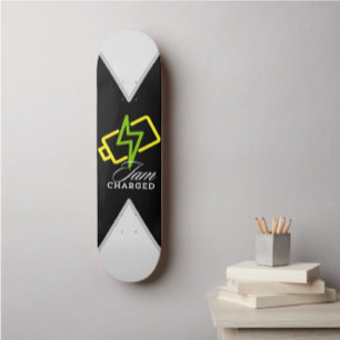 Jag laddad - Positive Electric Vibes Skate Board