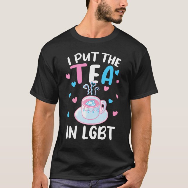 Jag lade teatern i LGB Transgender Lgbtq Gay pride T Shirt (Framsida)