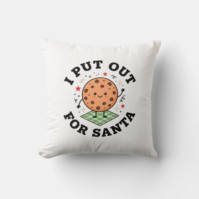 Jag Lade Ut För Santa Kaka Jul Kudde (Framsida)