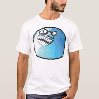 Jag låg ansikte t-shirt