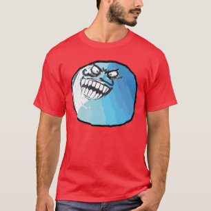 Jag låg ursinneansikte Meme T Shirt