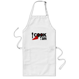 Jag lagar apron - välj stil & färg långt förkläde