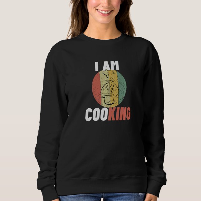 Jag lagar Kitchen Kung Funny Chef Cook T Shirt (Framsida)