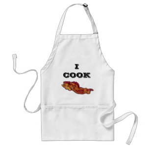 Jag lagar mat baconförklädet förkläde