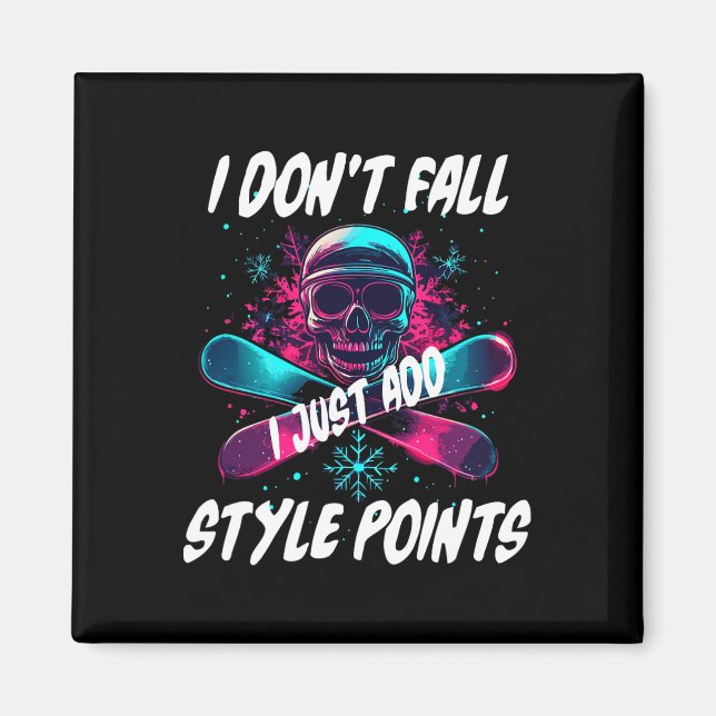 Jag lägger inte bara till Stil-punkter Magnet (Framsidan)