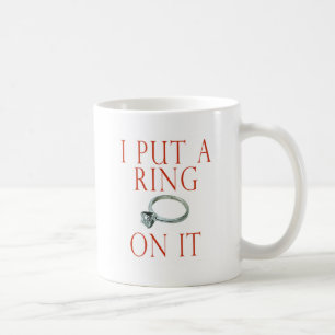 Jag lägger Ring på Groom Förlovning Kaffemugg
