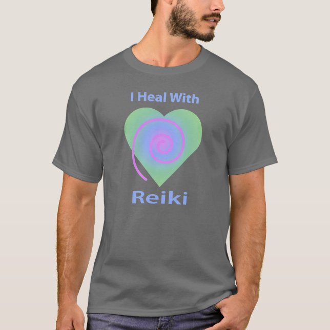 Jag läker med Reiki Tee Shirt (Framsida)
