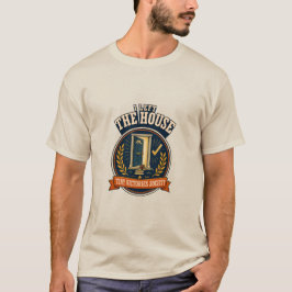 Jag lämnade huset Retro Introvert Segerutmärkelse T Shirt