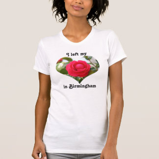 Jag lämnade min hjärta Birmingham Alabama den röda T-shirt