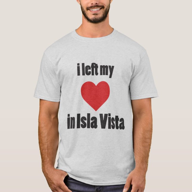 Jag lämnade min hjärta i den Isla utsikten T-shirt (Framsida)