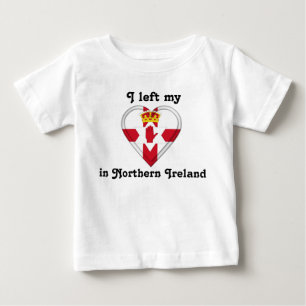 Jag lämnade min hjärta i nordligt - ireland t shirt