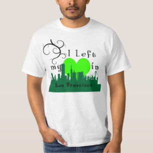 Jag lämnade min hjärta i San Francisco T-shirt