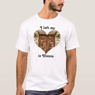 Jag lämnade min hjärta i Wien Österrike den T Shirt