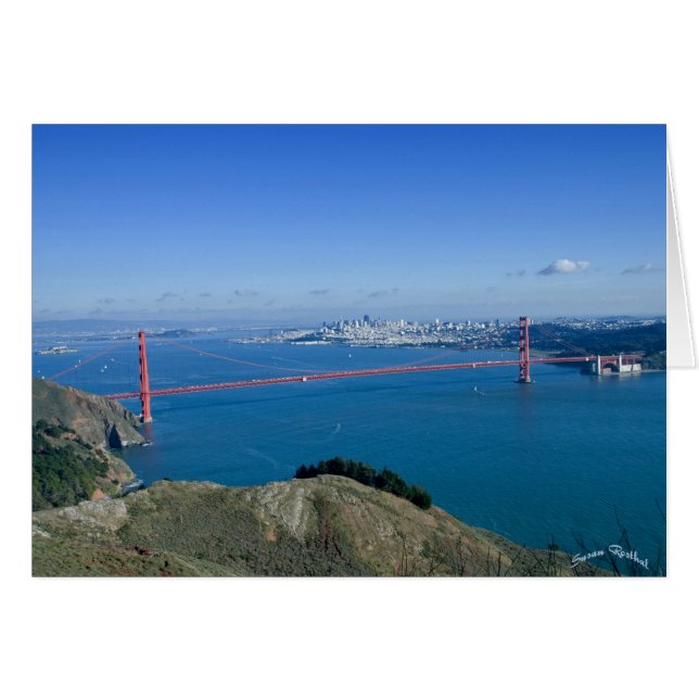 Jag Lämnade mitt hjärta... Hälsningskort (Framsidan Horizontal)