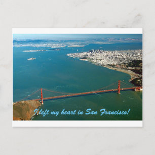 Jag lämnade mitt hjärta i San Francisco Vykort