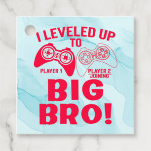 "JAG LÄMNADE UPP TILL STORA BRO! GÅVOR ETIKETTER