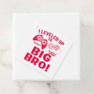 "JAG LÄMNADE UPP TILL STORA BRO! GÅVOR ETIKETTER