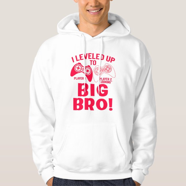 "JAG LÄMNADE UPP TILL STORA BRO! HOODIE (Framsida)