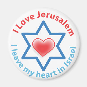 Jag lämnar min hjärta i Israel - jag älskar Magnet