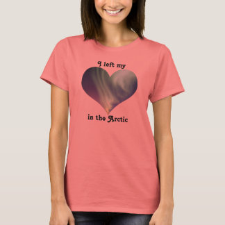 Jag Lämnat min hjärtepole Arktis Aurora Borealis Tröja