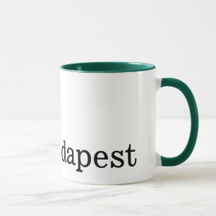 Jag lämnat mitt hjärta i Budapest Mugg